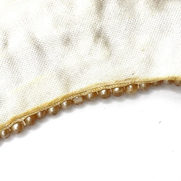 Made in Japan Vintage Ivory Cream Color Pearl Collar - Picture 11 of 13